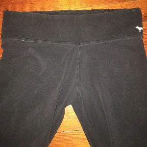 High Waist leggings from VS Pink, patterned legs.